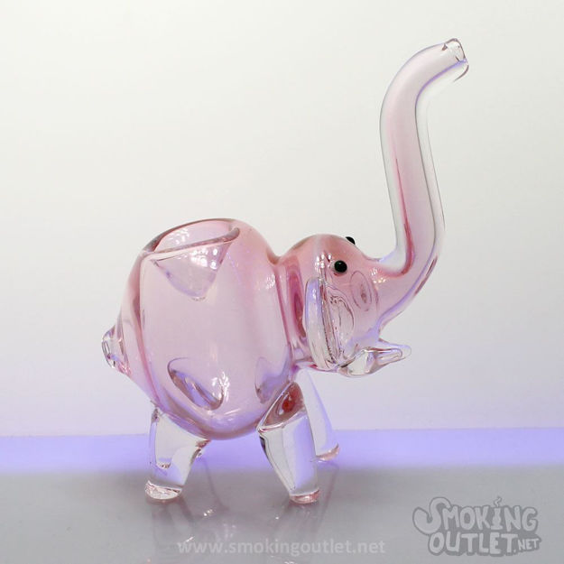Pink Elephant Glass Pipe Water Pipes Bongs Dab Rigs Smoking Accessories