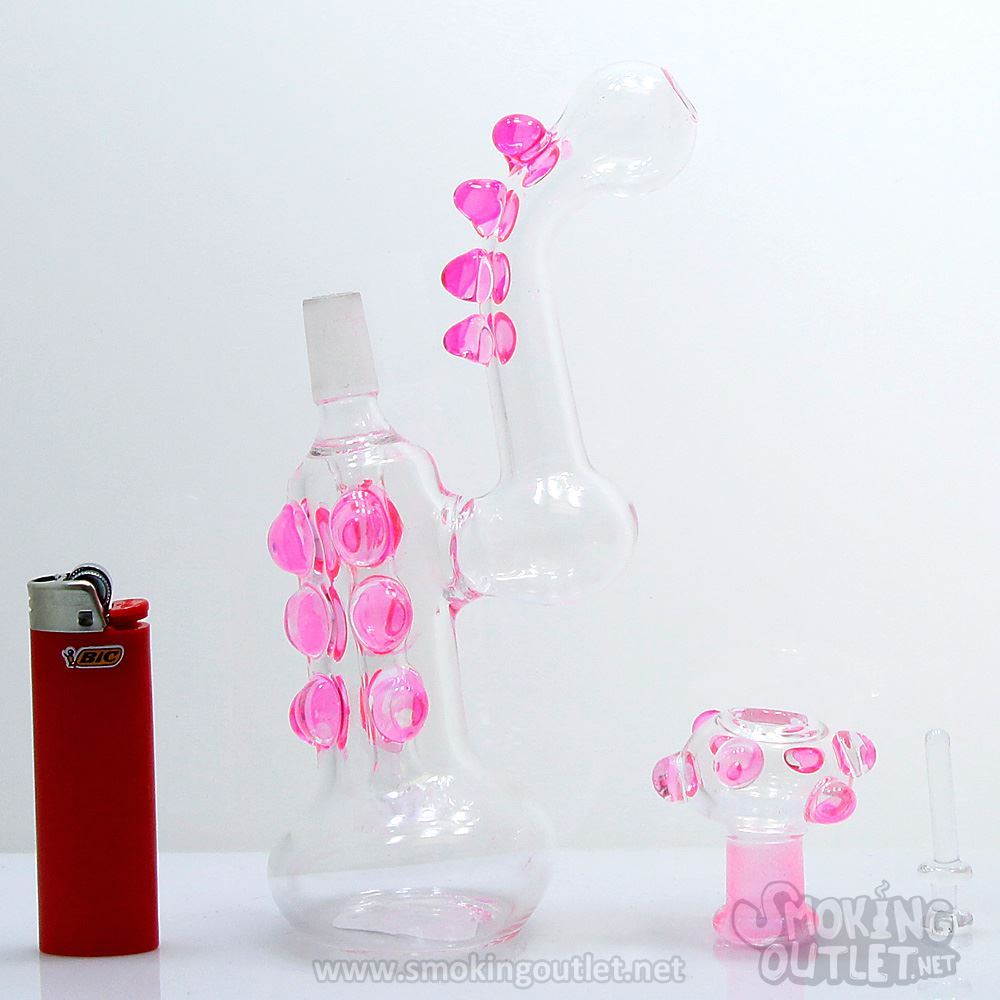 Pink Pearl Dab Rig Smoking Outlet