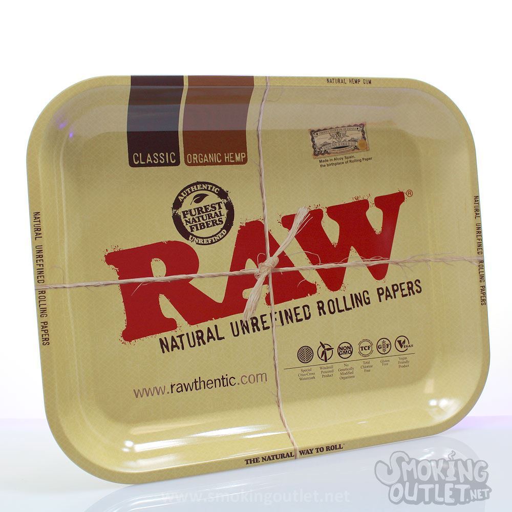 RAW Large Rolling Tray Smoking Outlet