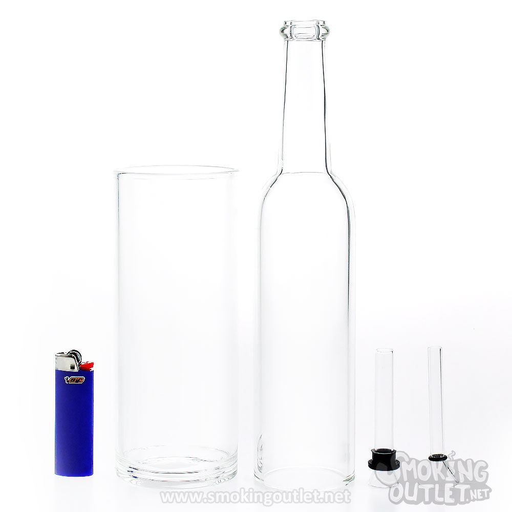Clear Glass Gravity Bong Smoking Outlet